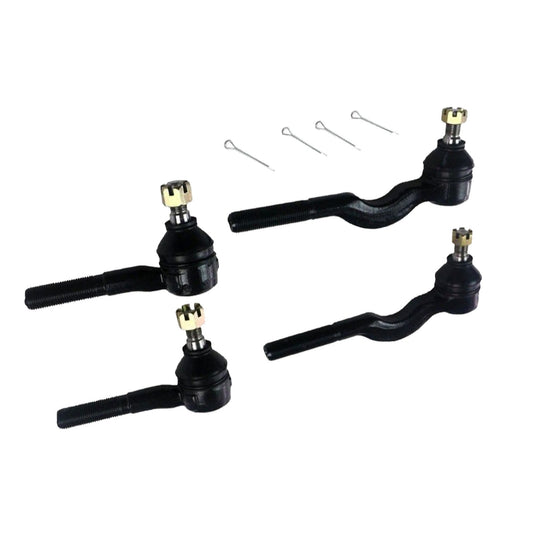 4pcs Inner Outer Tie Rod Ends Suitable For Mitsubishi Triton MK 4WD 10/1996-2006-0