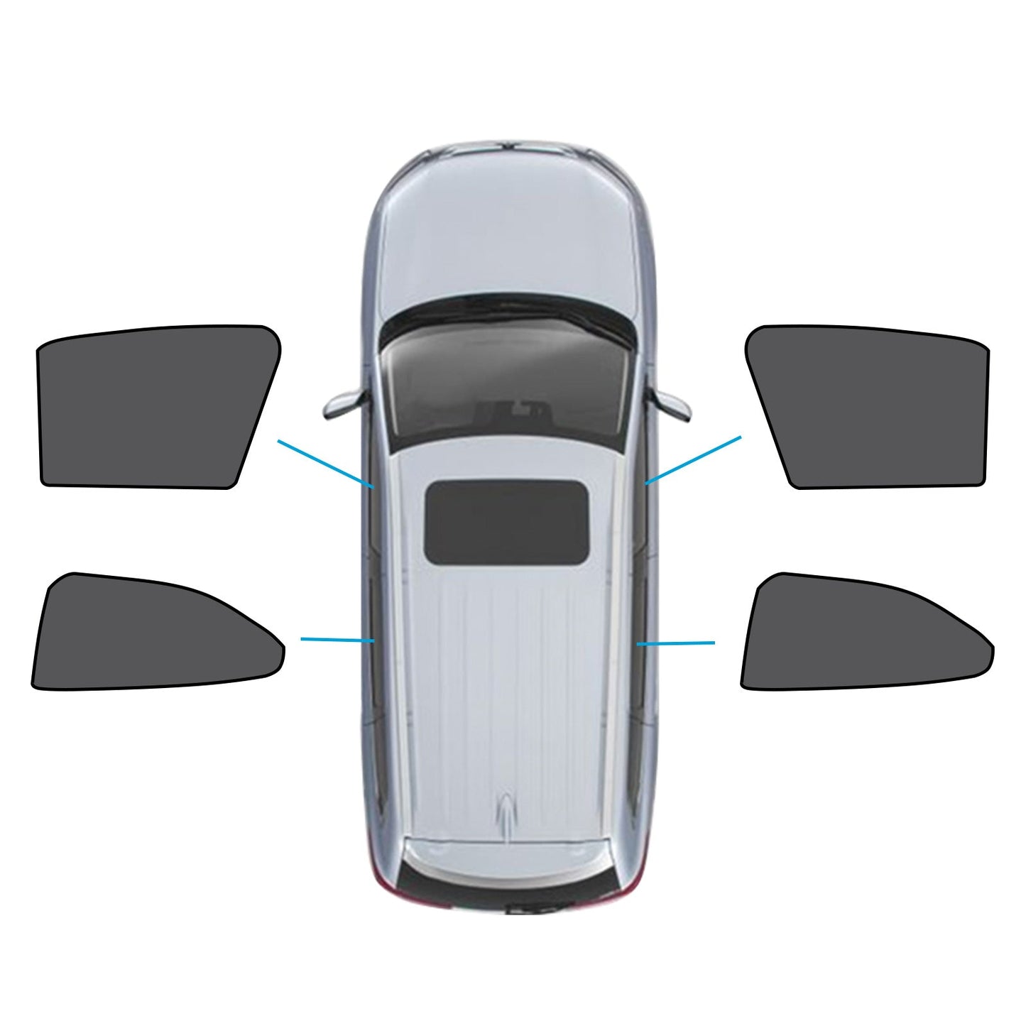 Car Window Magnetic Mesh Sun Blind Shade Suitable for Lexus UX 2019-2024-0