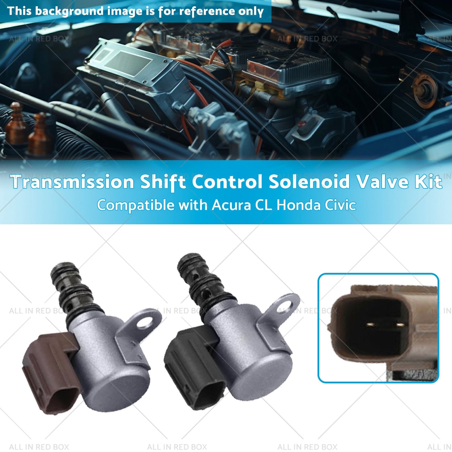 Transmission Shift Control Solenoid Valve Kit Suitable for Honda Civic Acura CL-2