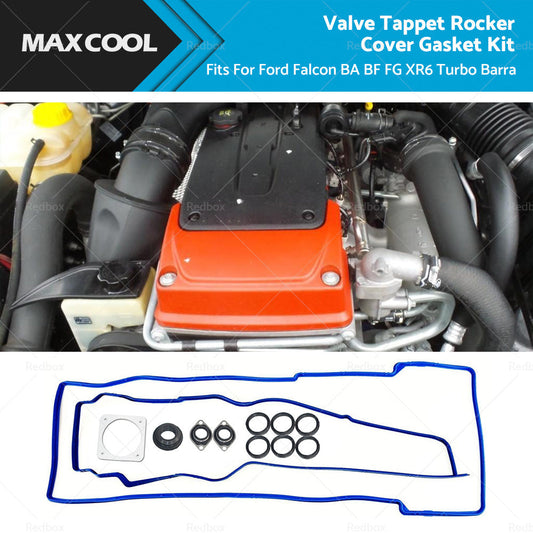 Valve Tappet Rocker Cover Gasket Kit Fits For Ford Falcon BA BF FG XR6 Turbo-0