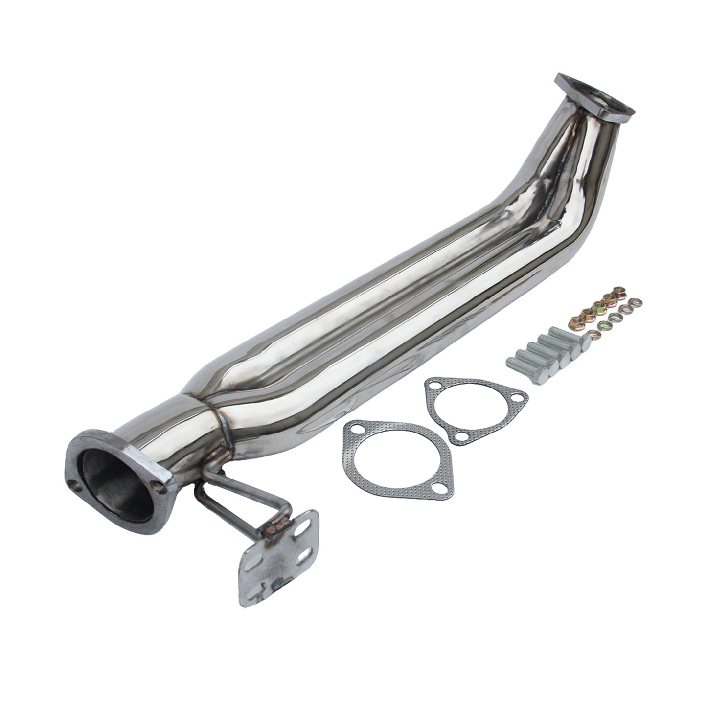 Stainless Steel Exhaust Twin Downpipe Suitable For Nissan S14 / PS13 SR20DET Turbo 1995-2000-1