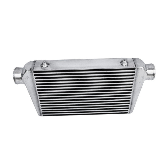 3 Inch Universal Aluminum Intercooler Turbo Bar Plate Front Mount FMIC 450x300x76mm-1