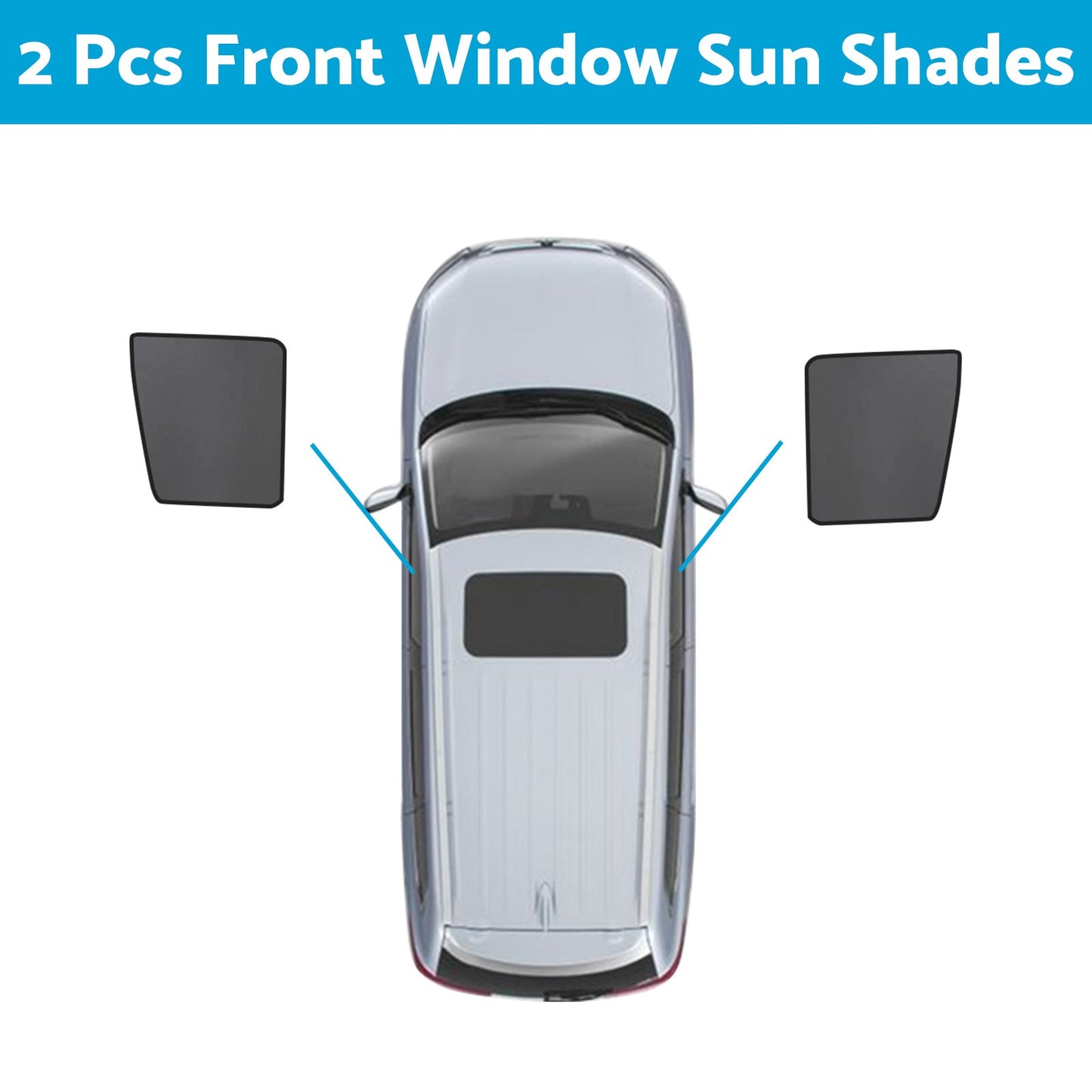 Front & Rear Port Window Magnetic Sun Shade Suitable For Kia Carnival KA4 2020-2023-3