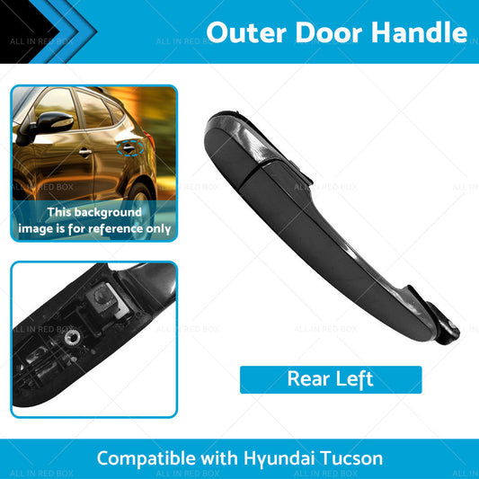 Rear Left Smooth Exterior Outer Door Handle Suitable For Hyundai Tucson 05-09-1