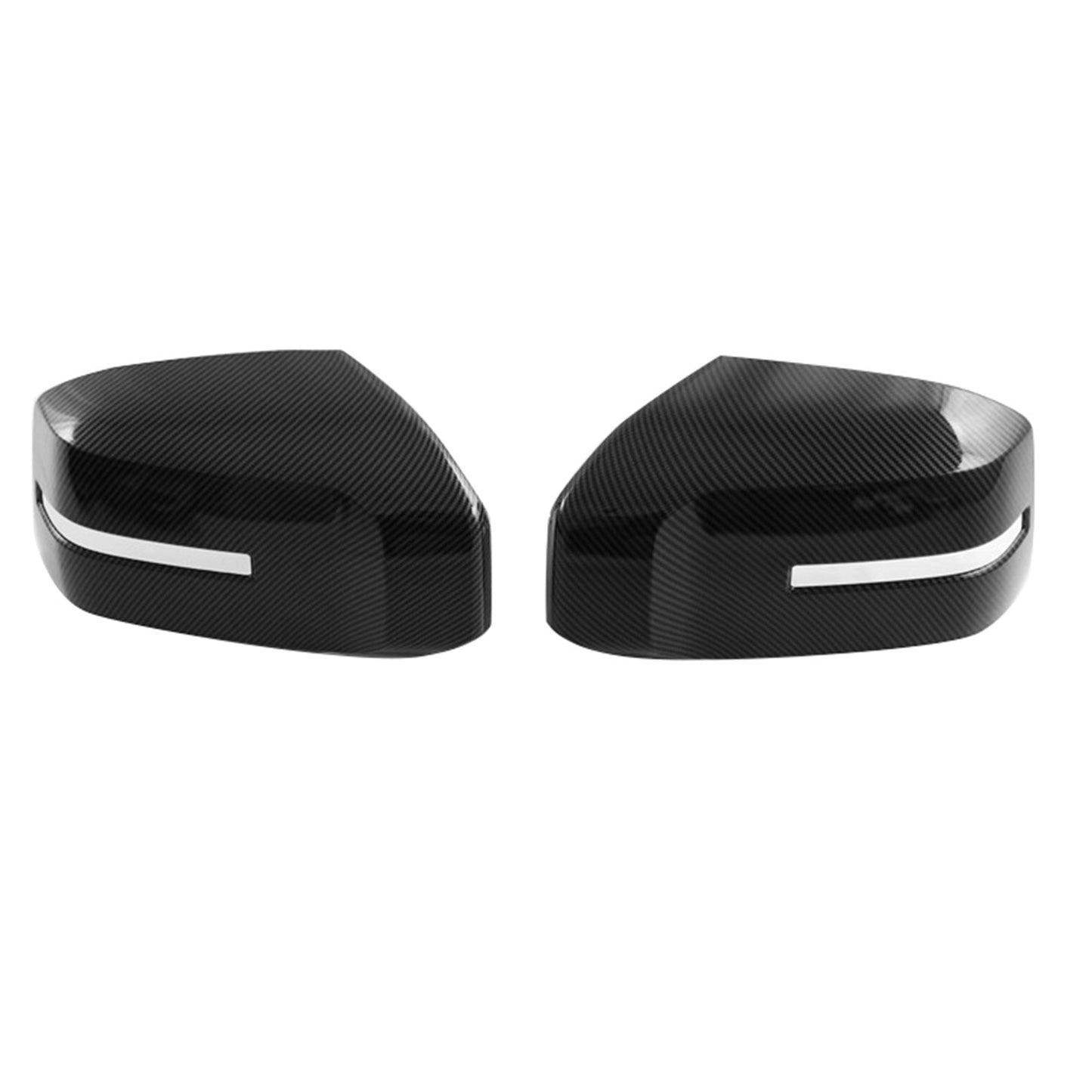 Side Mirror Cover Suitable For Mitsubishi Triton L200 23-25 ABS Carbon Fiber-3