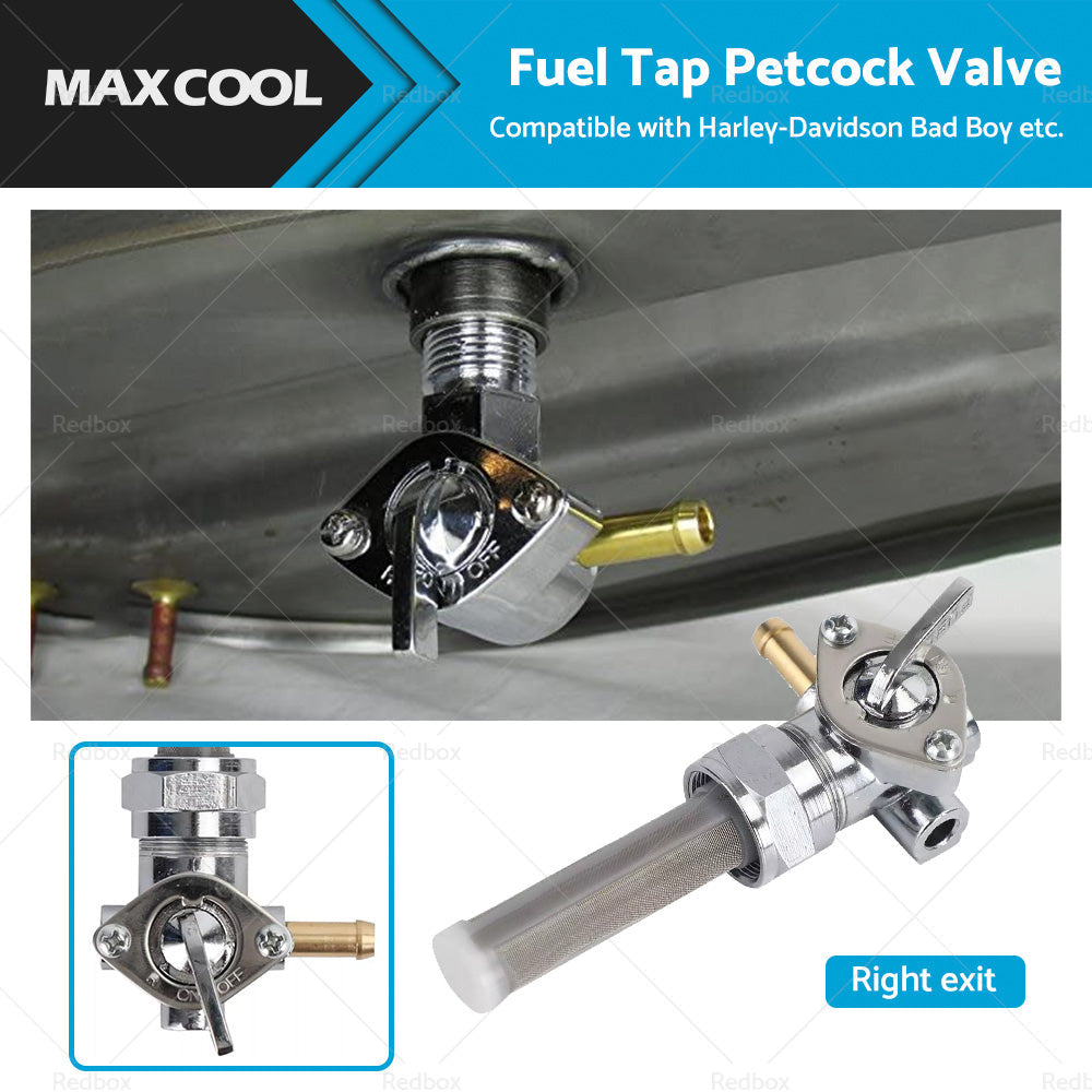 22mm Fuel Tap Petcock Valve Right Outlet Suitable For Bad Boy Blackline-0