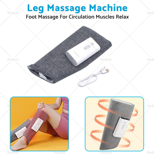 Leg Massager Heated Air Compression Foot Massage For Circulation Muscles Relax-0
