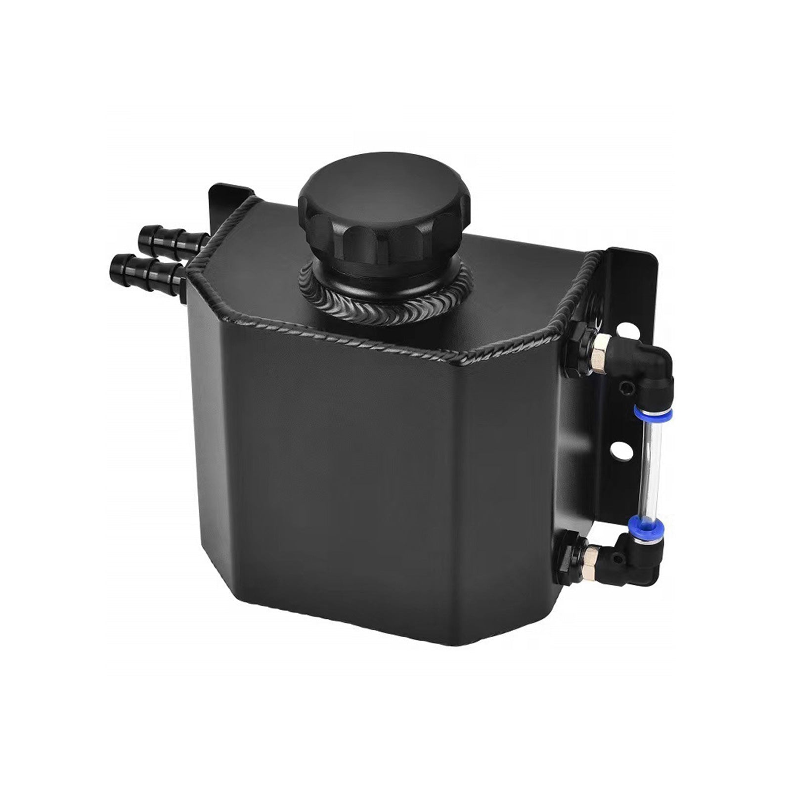 1L Aluminum Coolant Reservoir Tank Overflow Bottle Suitable For Engine Cooling System-0
