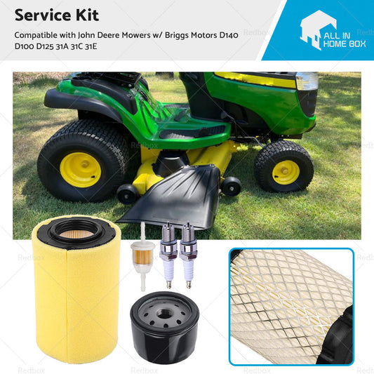 Service Kit Suitable For John Deere Mowers Briggs Motors D140 D100 D125 31A 31C-0