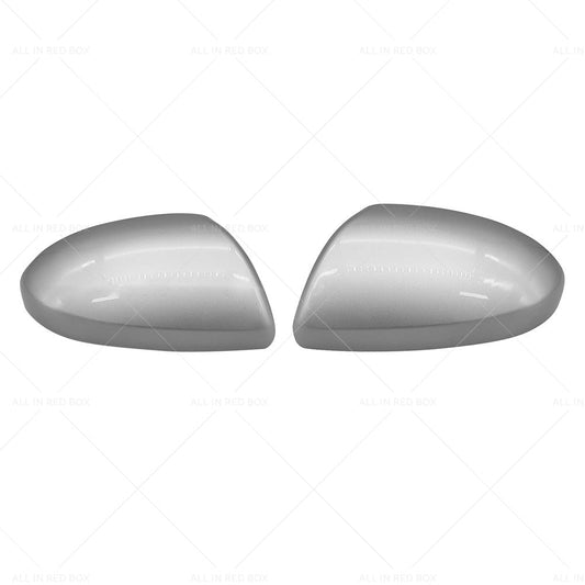 RightLeft Side Mirror Cover Cap Housing Silver Suitable For MAZDA 2 3 BL 09-13-1