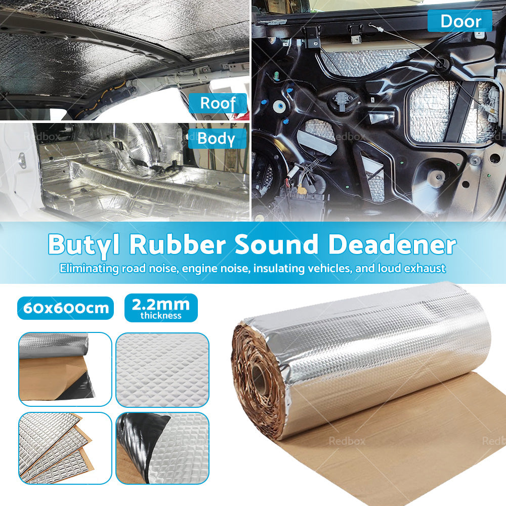Car Butyl Rubber Sound Deadener Proofing Roll Insulation Self Adhesive-2