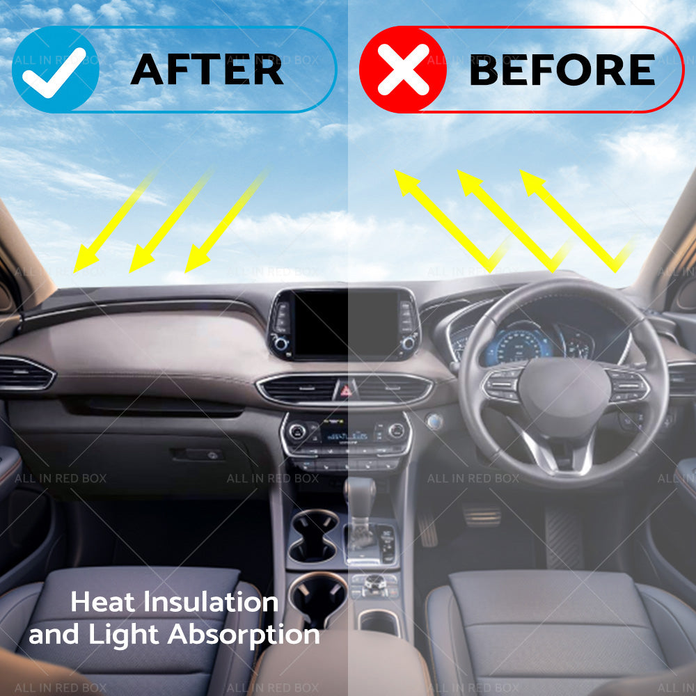 Non-Slip Dash Mat Suitable For Hyundai Santa FE TM NO HUD 19-23 Dashboard Cover-3
