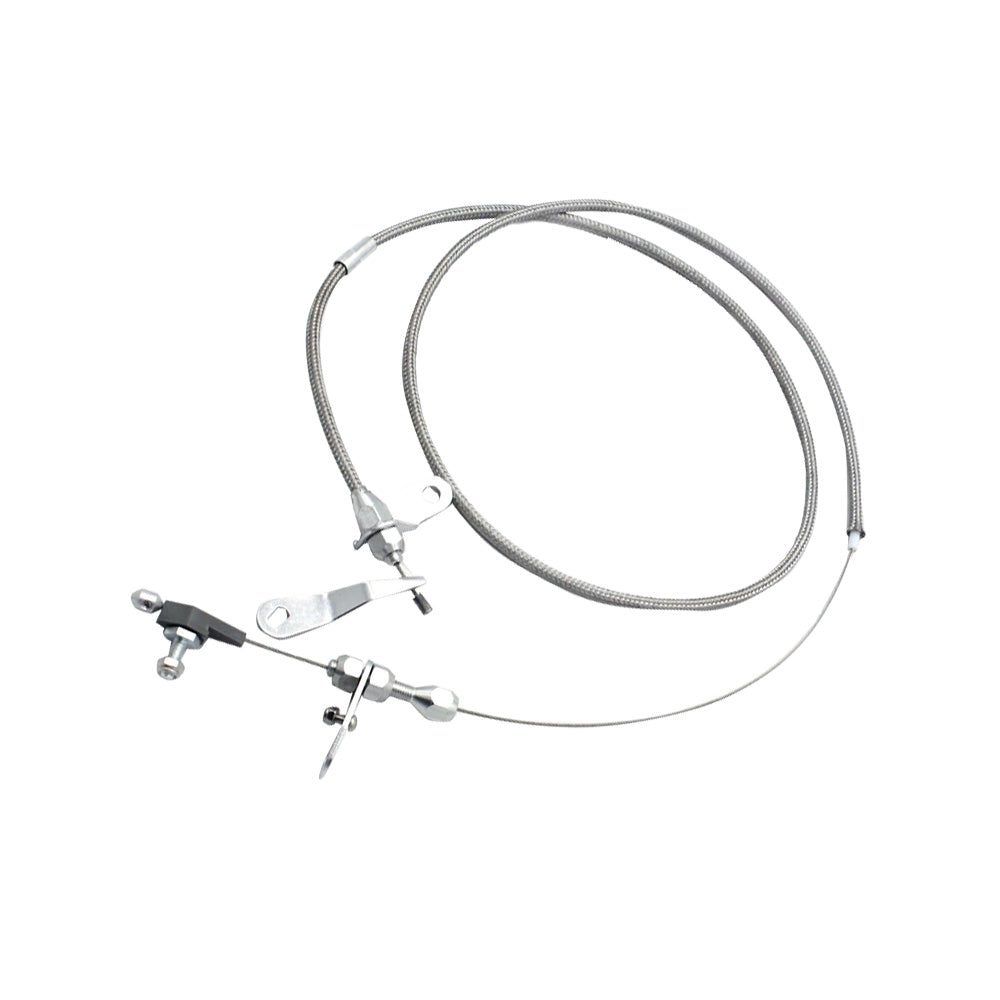 Stainless Kickdown Cable Suitable For Ford C4 Transmission C-4 Detent-0