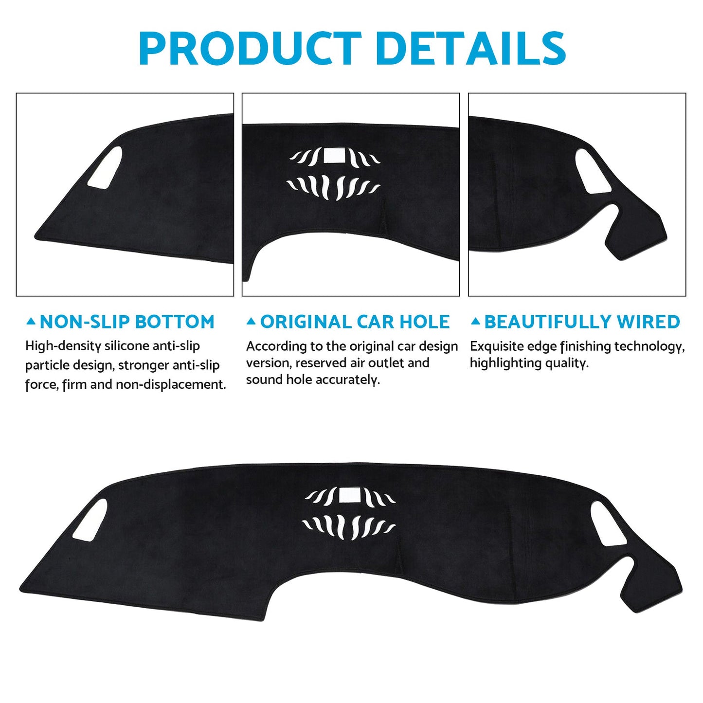 Non-Slip Dash Mat Dashboard Cover Suitable For Honda ZRV ZR-V 2022-2024 HR-V-1