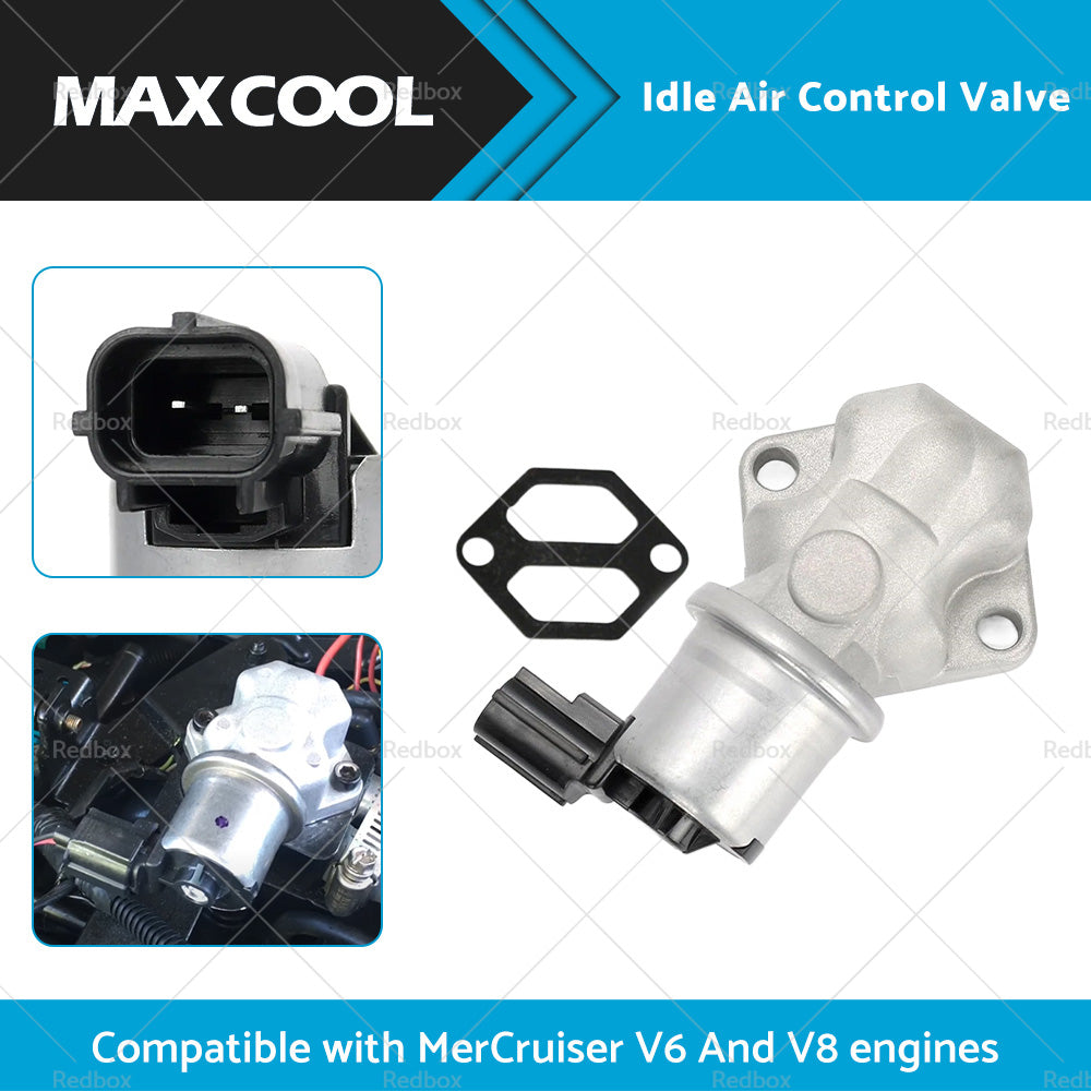 Idle Air Control Valve IAC Aluminum Alloy 862998 Suitable For Mercruiser V6 V8-1