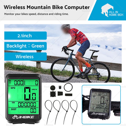 Wireless Cycling Bike Bicycle LCD Cycle Speedometer Computer Odometer Waterproof-0