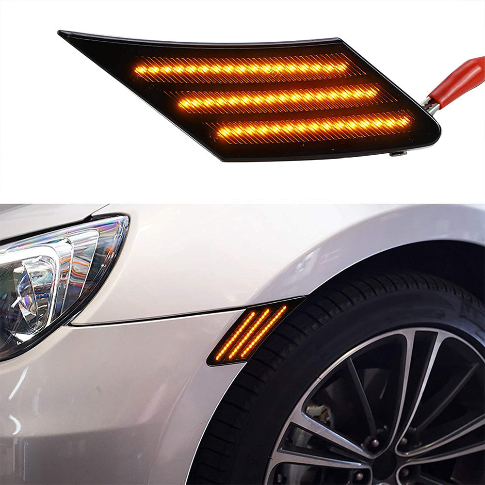 2x LED Side Marker Bumper Indicator Light Suitable For Toyota 86 Subaru BRZ Scion-4