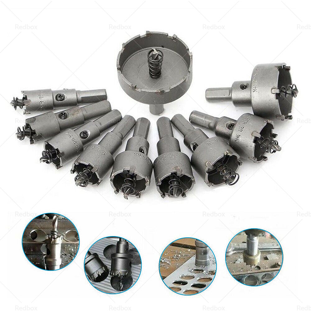 TCT Carbide Tip Hole Saw Carbide Metal Drill Bit Stainless Steel Cutter 16-53mm-4