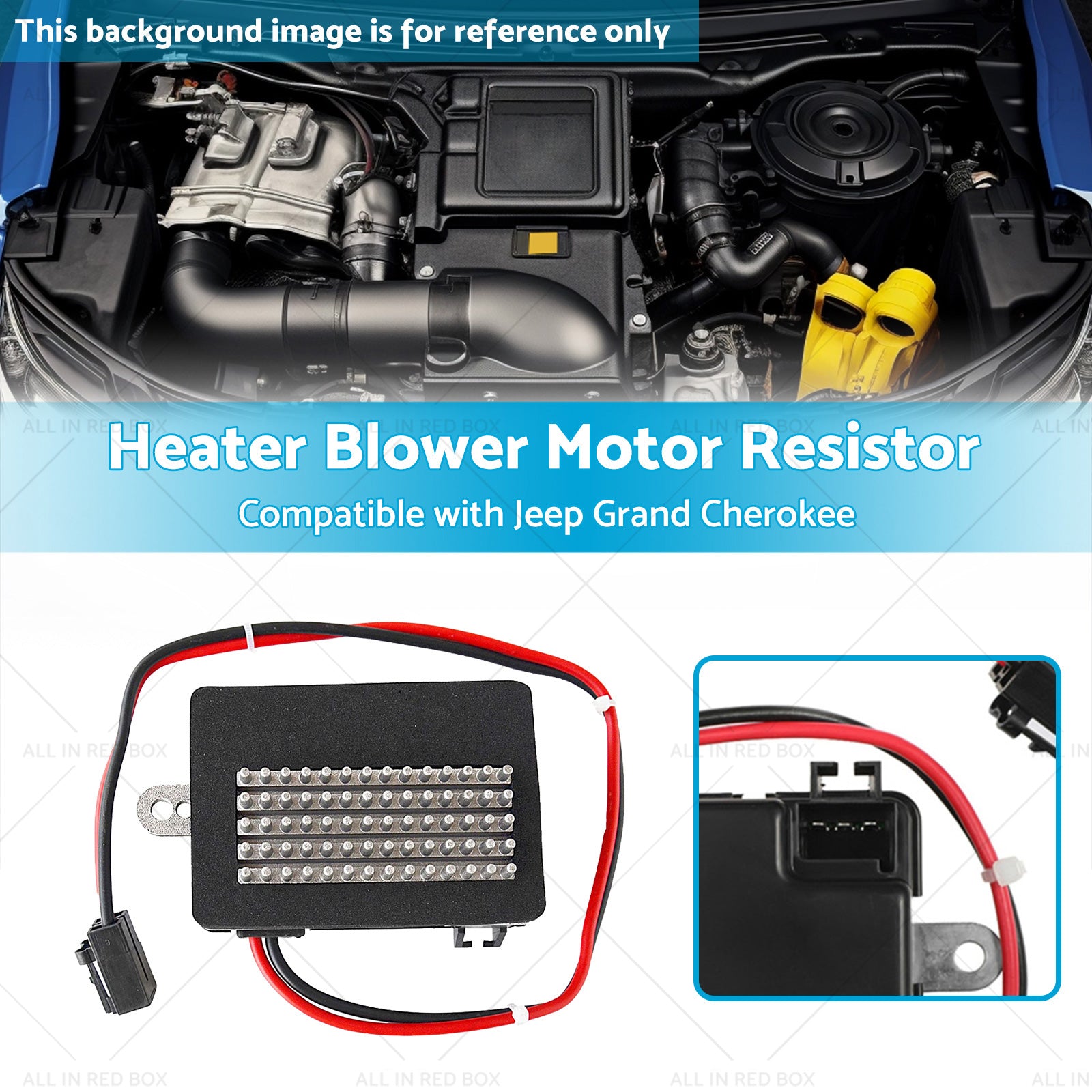 Heater Blower Motor Resistor Suitable for 5012699AA Jeep Grand Cherokee 99-04-2
