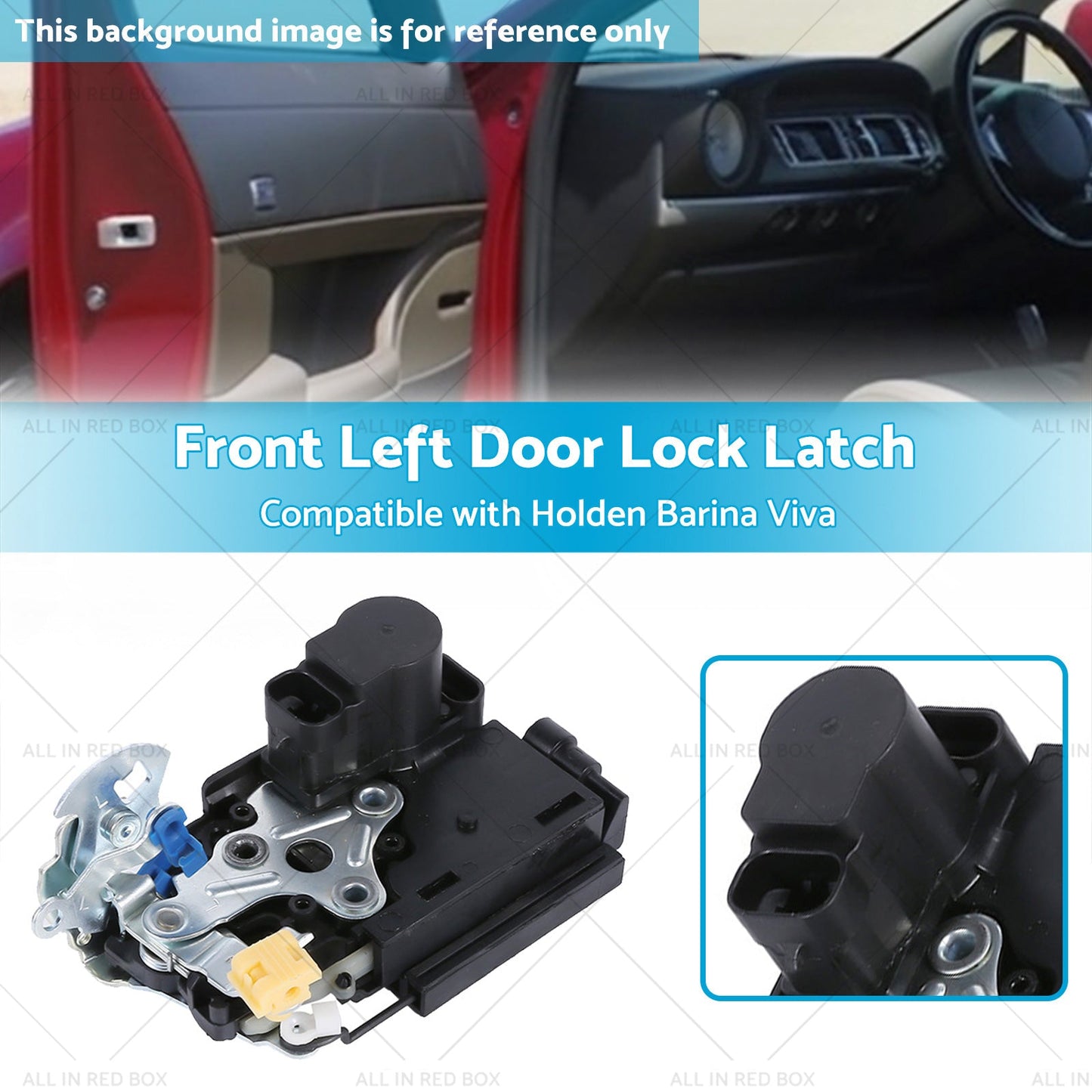Front Left Door Lock Latch Suitable for Holden Barina 2005-2012 Viva 2005-2009-2