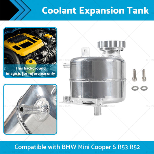 Coolant Expansion Tank Suitable For BMW Mini Cooper S R53 2002-2006 Silver-1