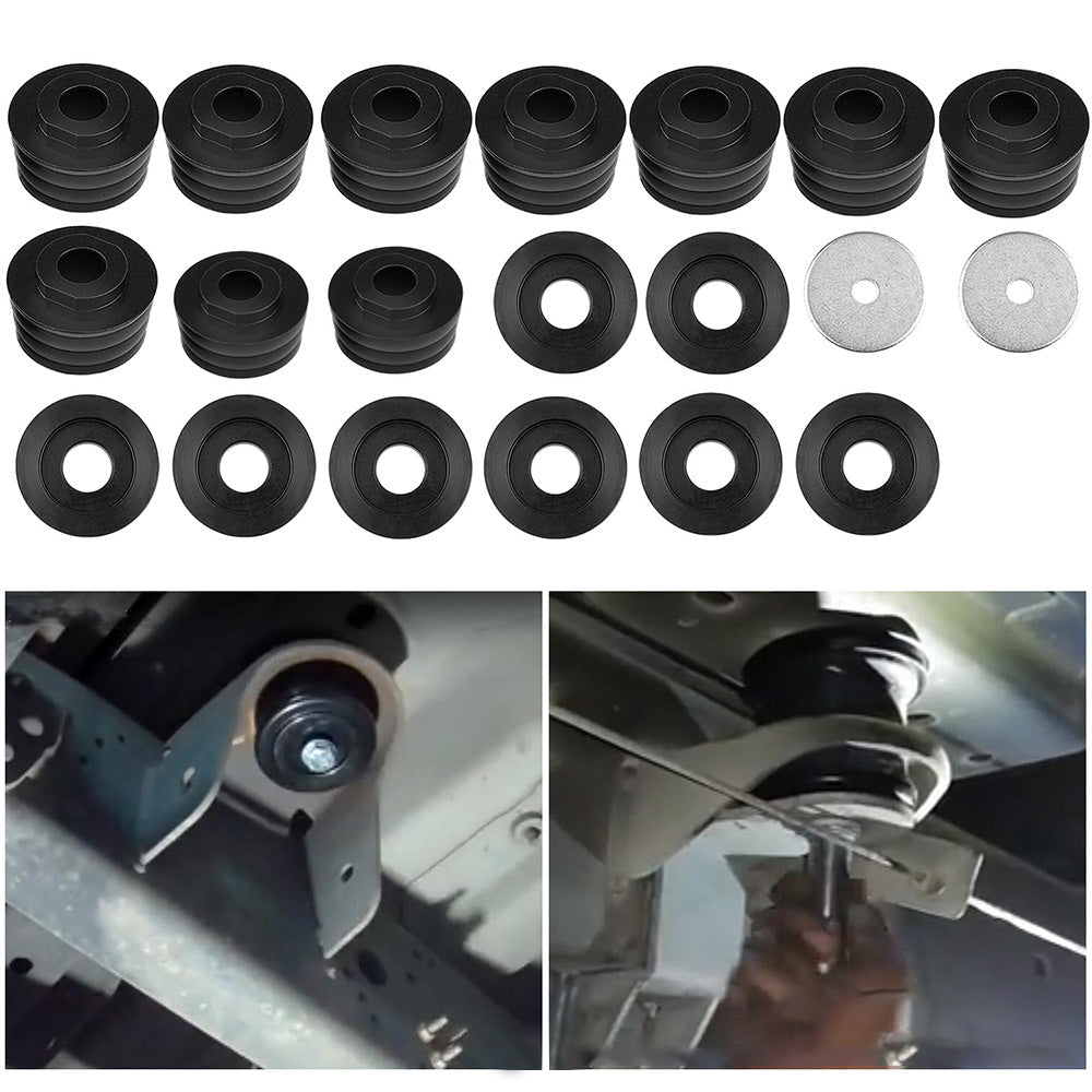 20PCS Polyurethane Body Mounts KF04050BK Suitable for Ford F250 F350 2 or 4WD 99-18-4