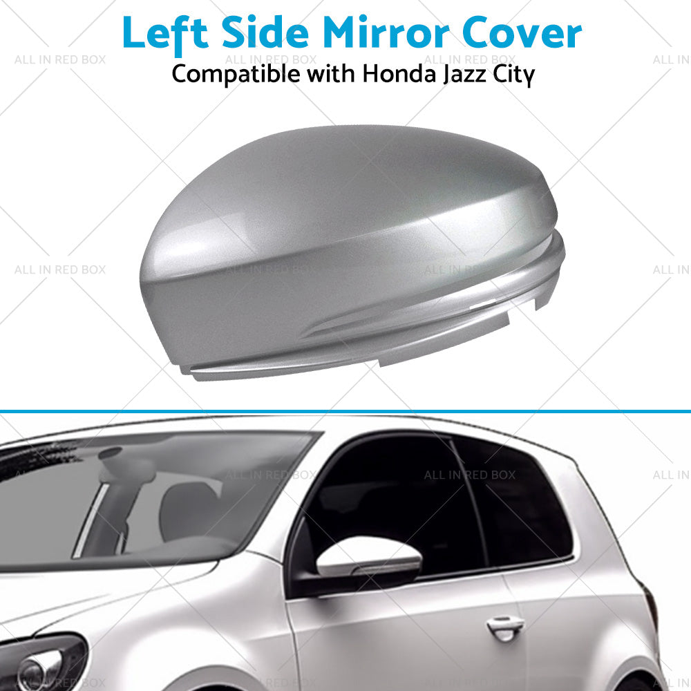 Left Wing Mirror Cap Cover Suitable For Honda Jazz GK 15-18 City 14-18 LH Silver-3