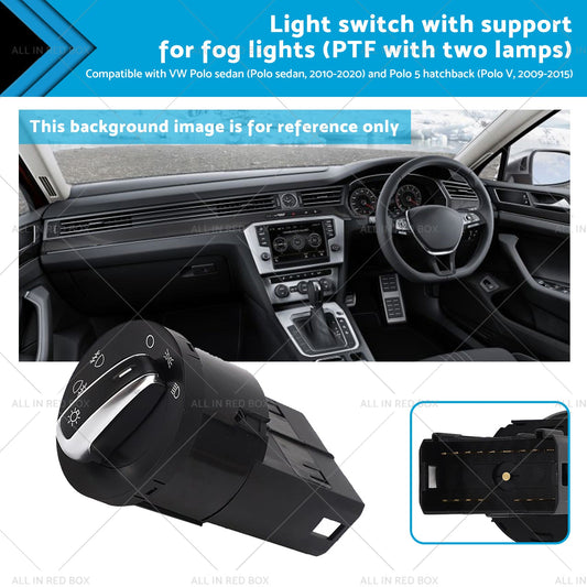 Light switch with fog lights Suitable for VW Polo 2005-2022 beetles 2012-2016-0