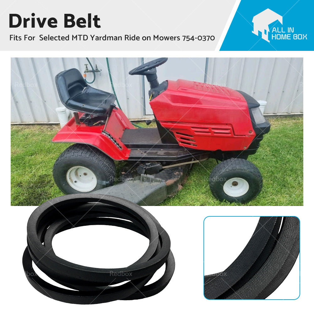 Variable Speed Drive Belt For  Selected MTD Yardman Ride on Mowers 754-0370-0