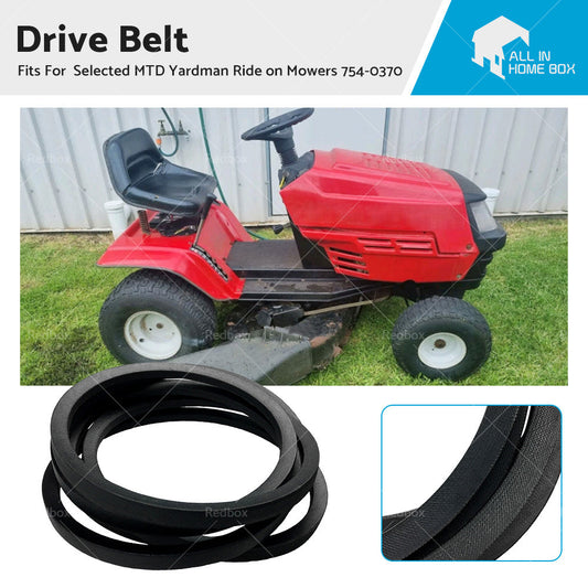 Variable Speed Drive Belt For  Selected MTD Yardman Ride on Mowers 754-0370-0