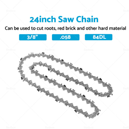 Carbide Chainsaw Bar Chain 24 inch  3 or 8. 058 84DL Suitable for 24inch Husqvarna Model-1