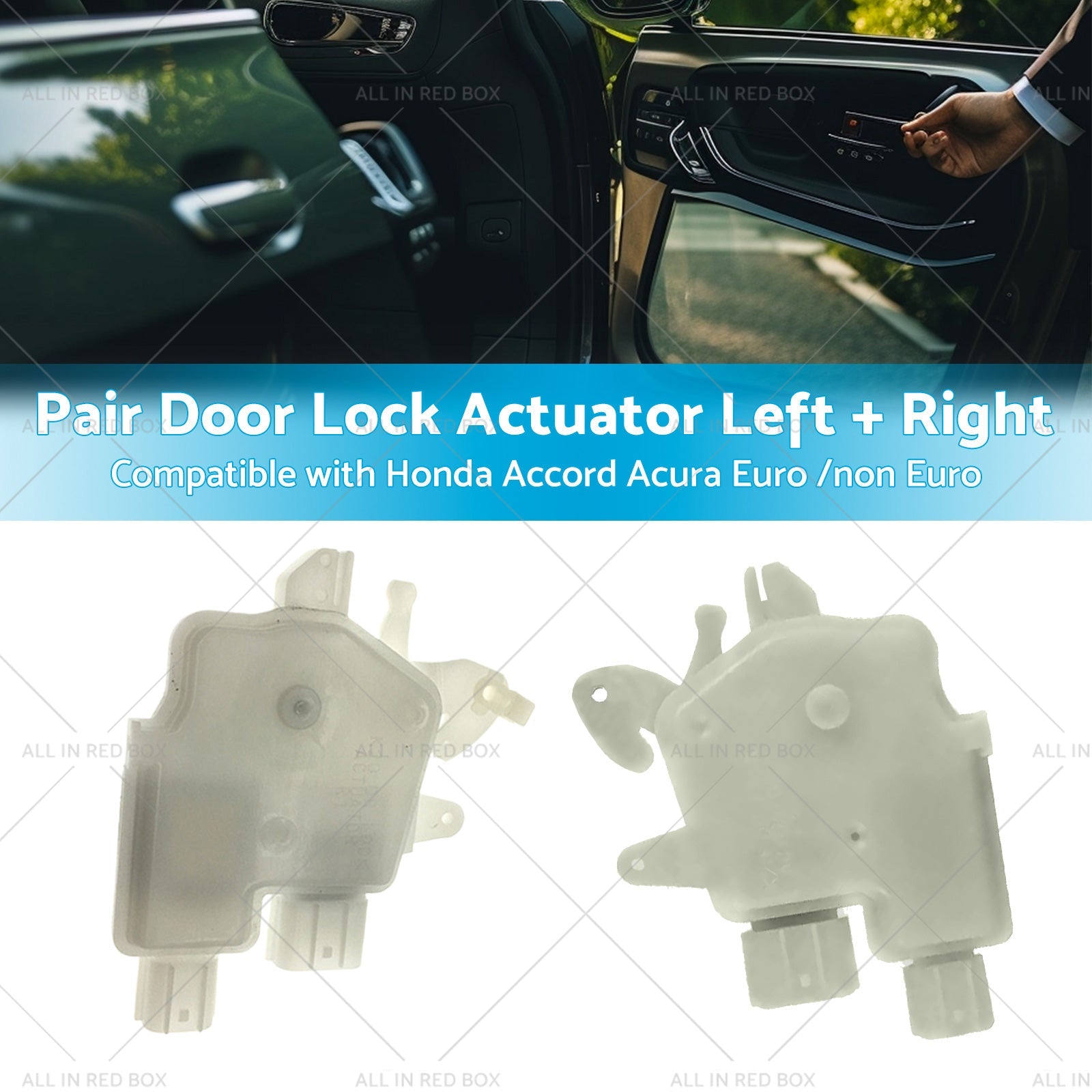 Pair Door Lock Actuator LR Suitable for Honda Accord Acura Euro  non Euro 03-07-2
