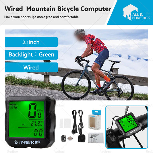 Mountain Bicycle Computer Wired GPS Tracker MTB Riding Speedomete-0