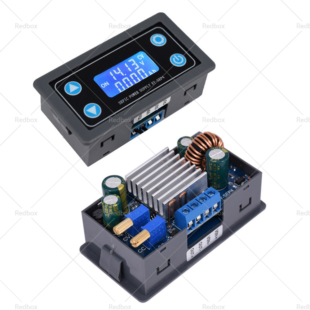 Buck Boost Converter Power Supply Module DC 5-30V LCD Adjustable Auto DC-DC AU-3
