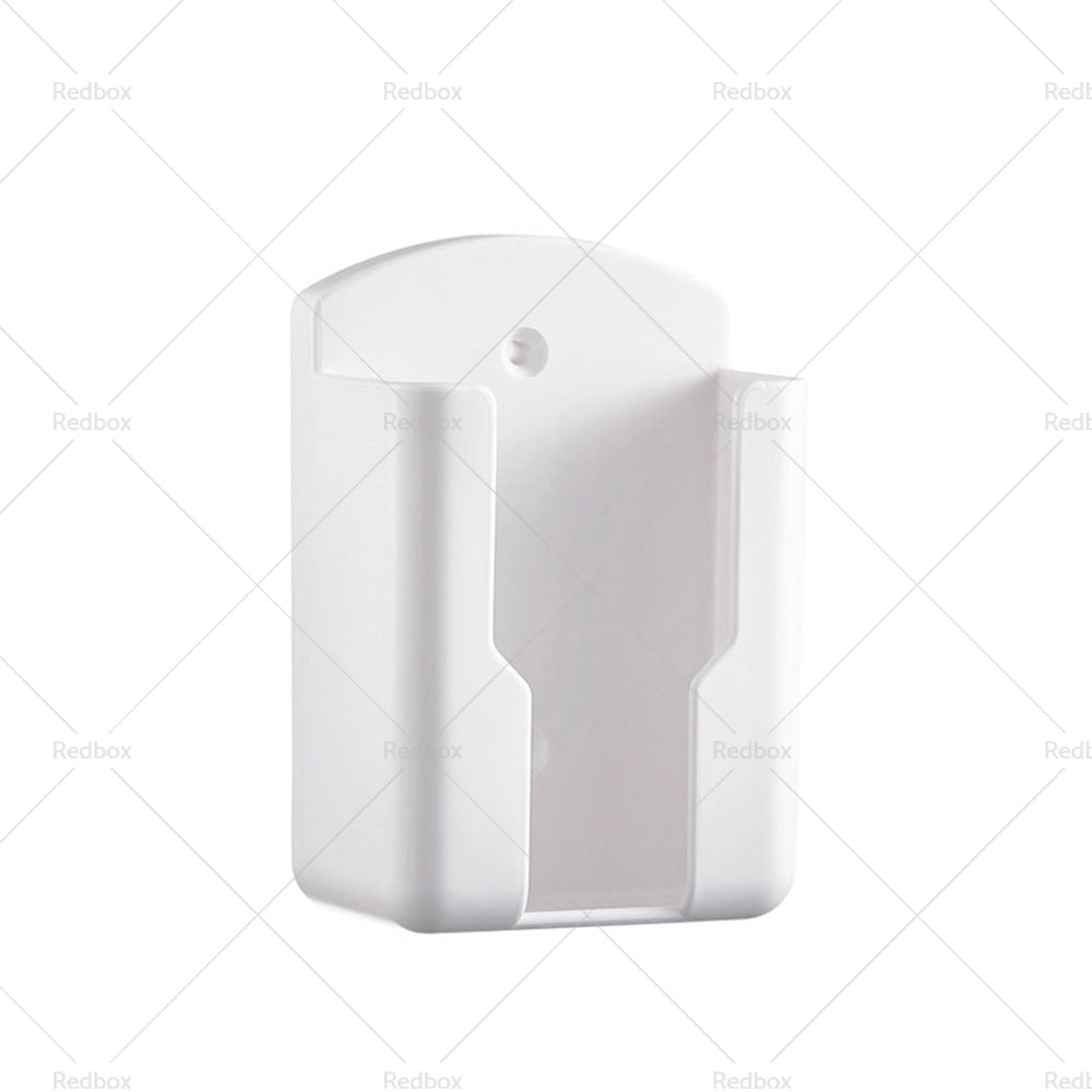 Air Conditioner Remote Control Holder Wall-Mounted Cover Storage Universal White-5