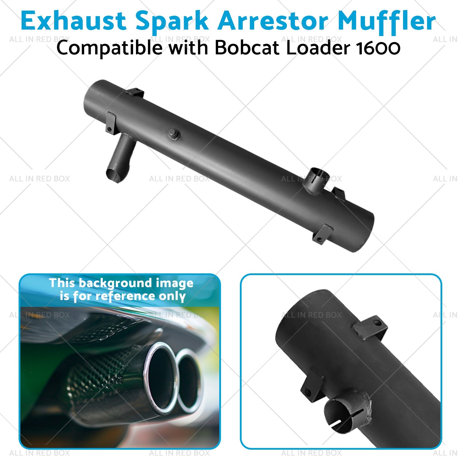 6514737 Exhaust Spark Arrestor Muffler Suitable for Bobcat Loader 1600 642 643-3