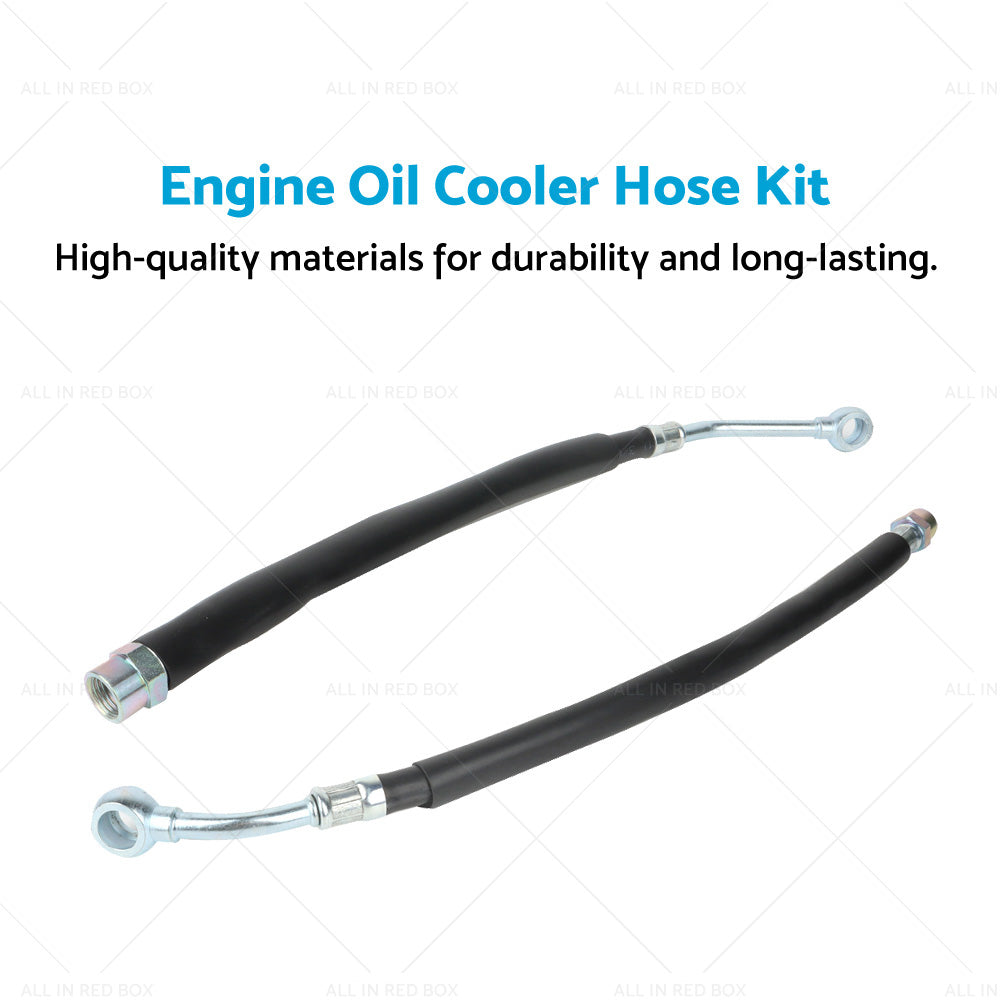 Engine Oil Cooler Hose Kit Suitable For Mitsubishi Pajero 3. 0 Wagon 1991-2000-1