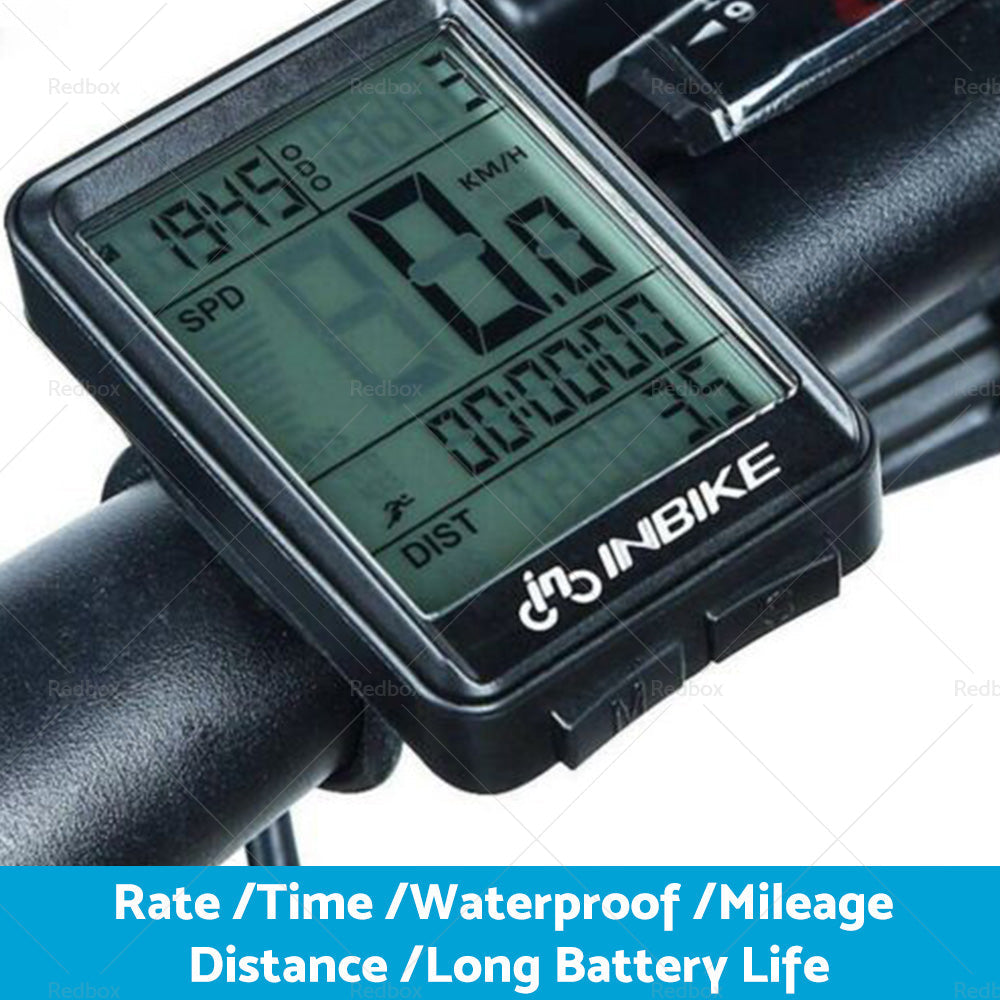 Wireless Mountain Bike Computer Bicycle Speedometer Cycle Odometer Waterproof-4