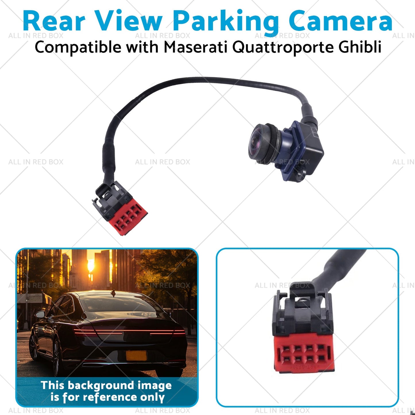 Rear View Parking Camera Suitable for Ghibli 14-16 Maserati Quattroporte 13-16-3
