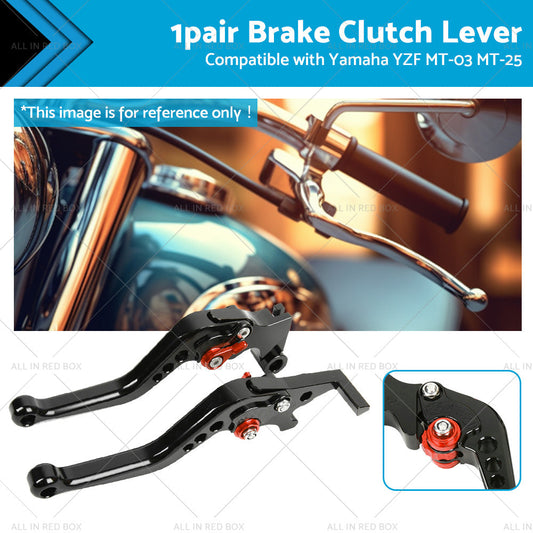 Short Clutch Brake Levers CNC Suitable for Yamaha YZF R3 R25 MT03 MT25 2014-2021-0