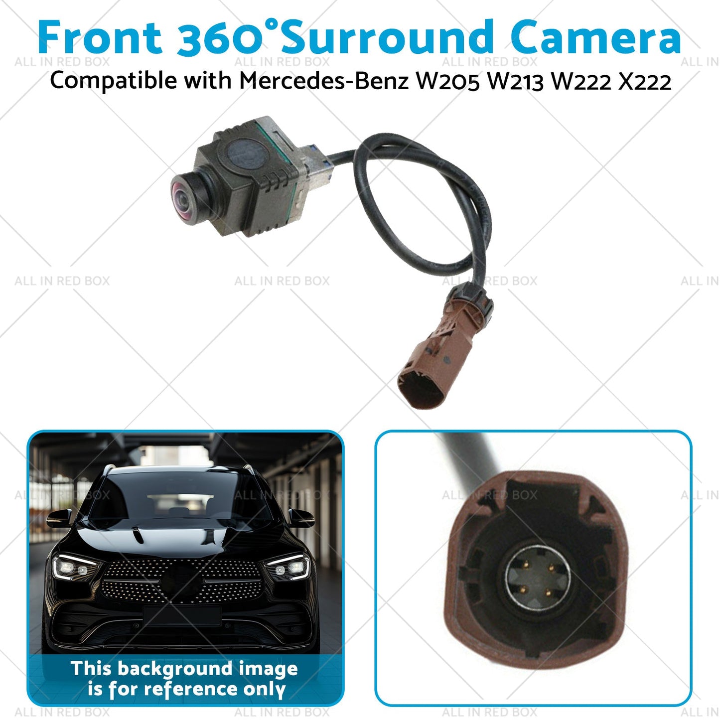 Front 360 degree angle Surround Camera Suitable for Mercedes-Benz W205 X222 W213 W222 14-20-3