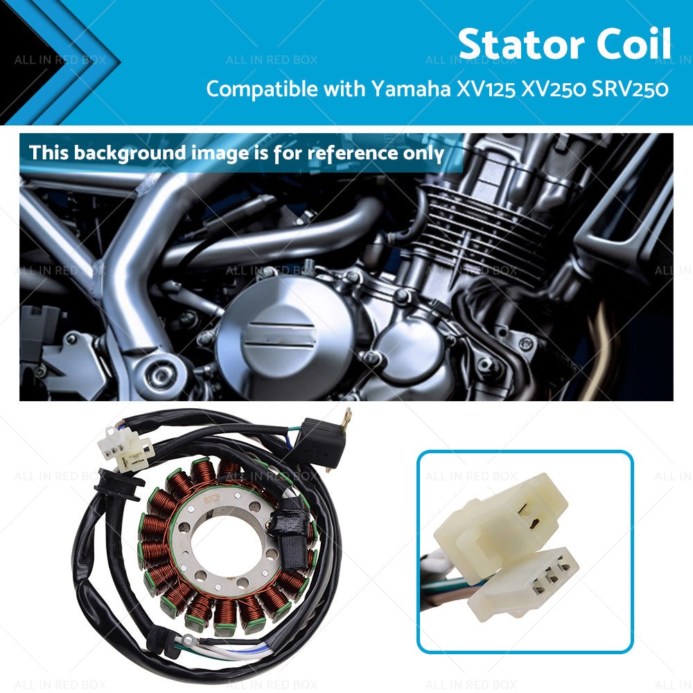 New Stator Coil Suitable For Yamaha XV125 Virago 125 XV250 SRV250 Renaissa XT600-0