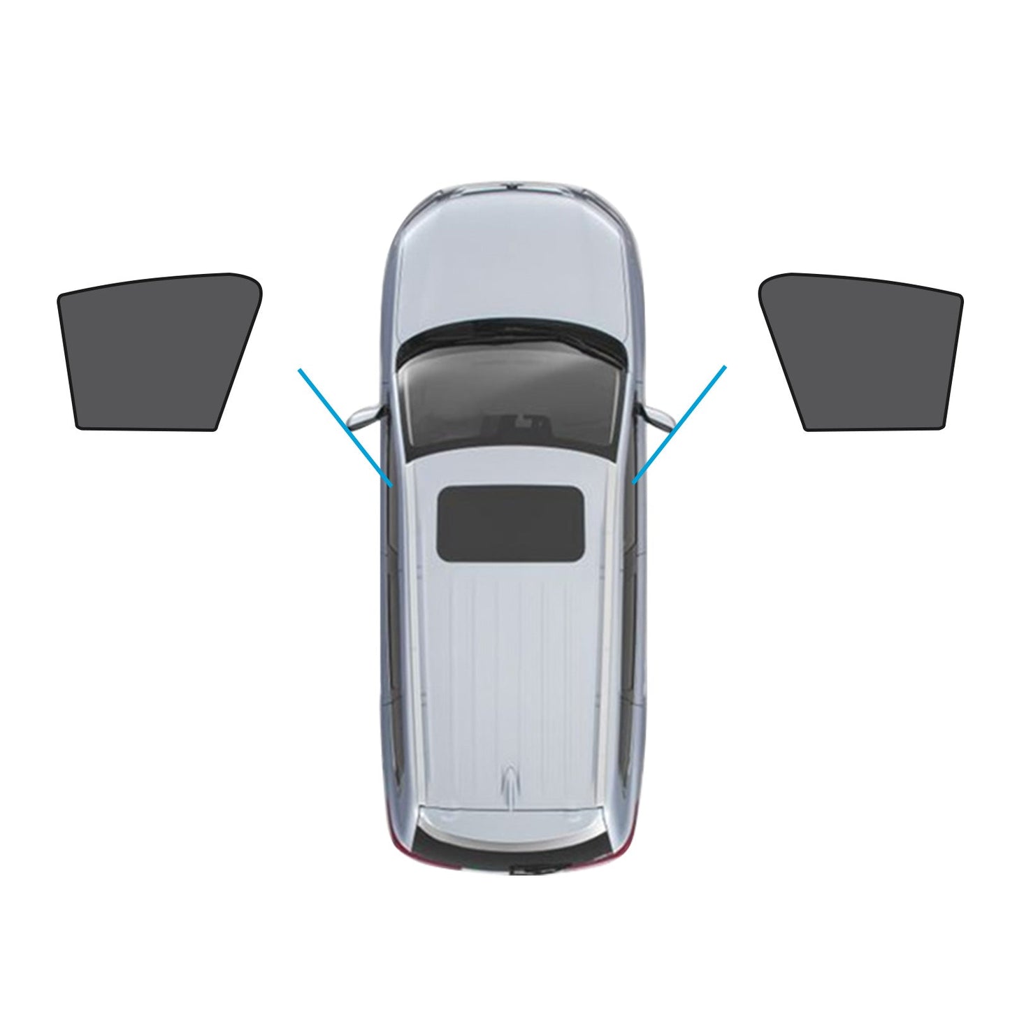 Window Magnetic Mesh Sunshades Suitable for Kia Sportage 21-24 UVA  Protection-0