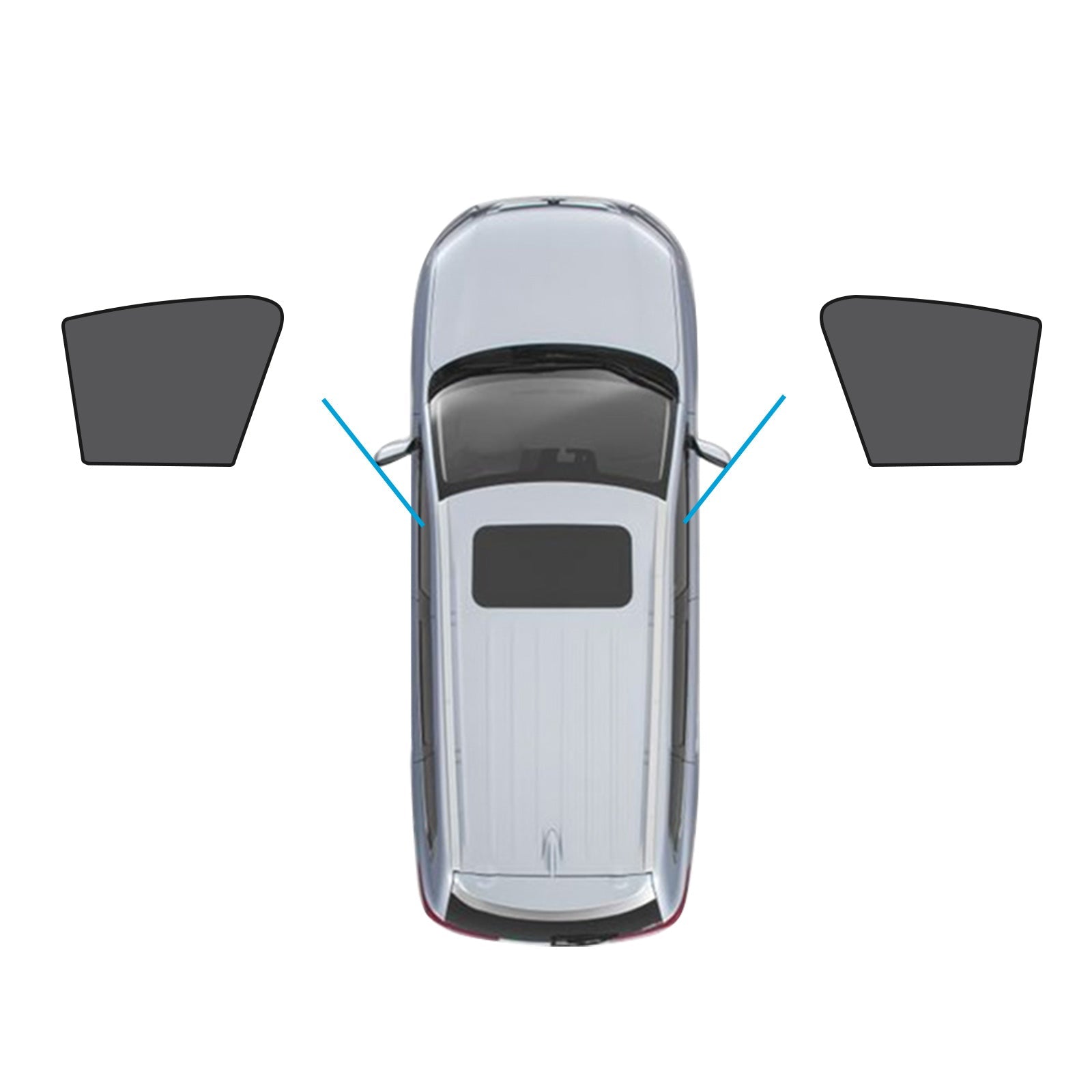 Window Magnetic Mesh Sunshades Suitable for Kia Sportage 21-24 UVA  Protection-0