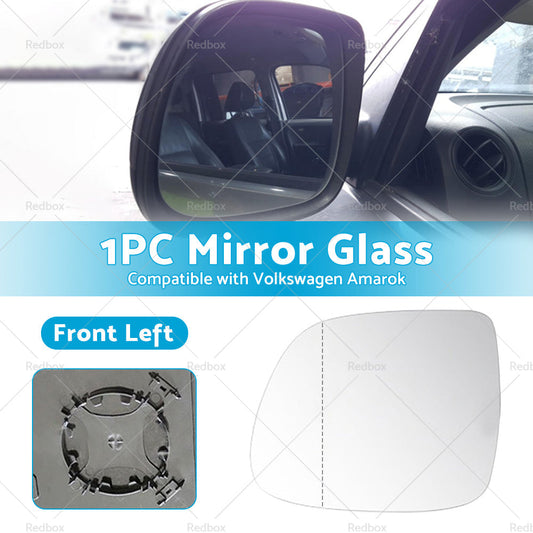 Suitable for VW AMAROK 2010-2018 Left Side Mirror Glass With Heated Convex base-1