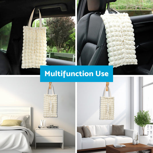 2PCS Hanging Tissue Holder Box Car Back Seat Travel Napkin Holder Paper Holder-0