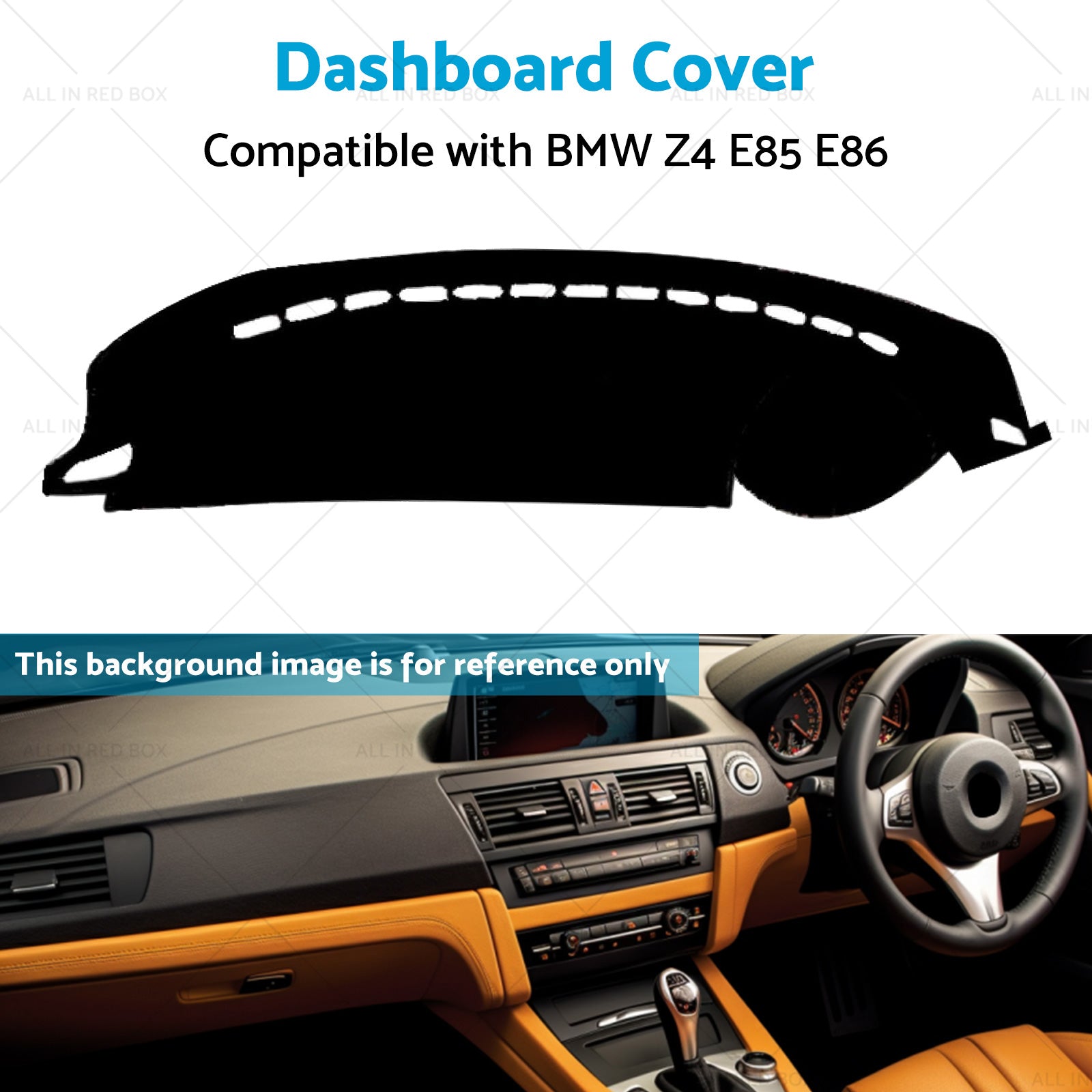 Suitable for BMW Z4 E85 E86 No GPS 2003-2008 Dashboard Cover Dash Mat-3