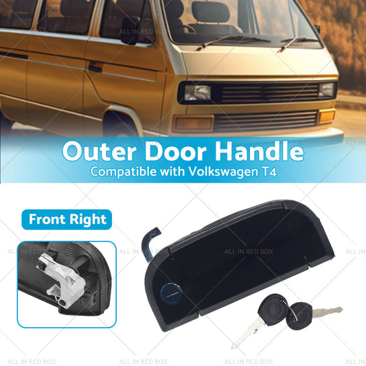 Front Right Outer Door Handle with Keys Suitable for VW T4 1990-2003 701837206-1