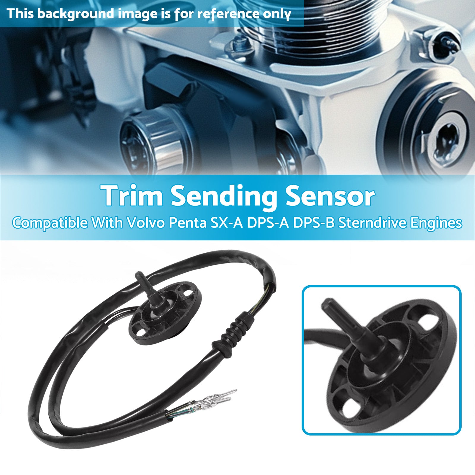 Trim Sending Sensor Suitable For Volvo Penta TSK-A-32 TSK-A-42-NPT TSK-A-52-NPT-2