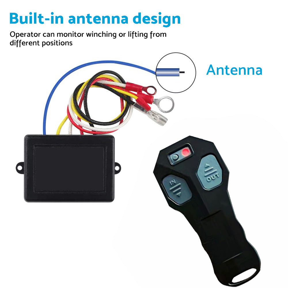 12V Wireless Winch Remote Control Handset Switch Suitable For Off Roaders Truck-3